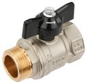 Шаровой кран General Fittings 3/4` НВ бабочка (7S00M2N050500A)