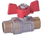 Кульовий кран PROFESSIONAL 1/2` ПН червоний метелик PN 40
