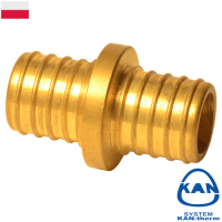 KAN-therm Соединитель двухсторонний Push 25x3,5 (9006.10)