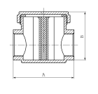 Фильтр газовый FADO 1/2` (FG01)