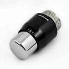 Термостатична головка Honeywell T4321 Чорний/хром, версія `ЛЮКС` М30Х1.5 (налаштування 7 ... 27 C)
