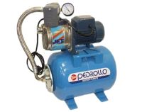 Насосная станция Pedrollo JCRm 0,75 квт 15M (бак 24 л) (FULL ITALY)