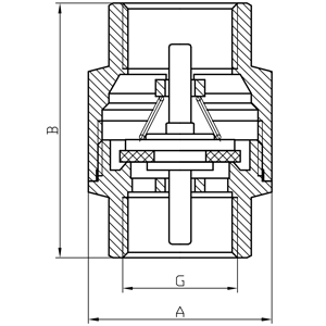 Клапан FADO Classic 32 1*1/4` (KL14) пластиковий шток