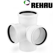 Rehau для внутрішньо. каналізації Хрестовина двоплощинна RAUPIANO PLUS 110/110/110 — 87 ( 121564003 )