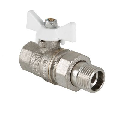 VALTEC BASE VT.227 Кран шар. із пг. вн.-нар. 3/4" (біла ручка)