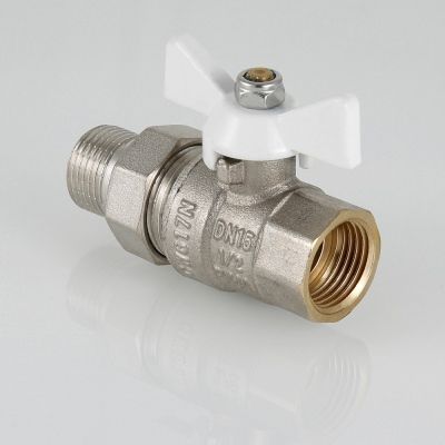 VALTEC BASE VT.227 Кран шар. із пг. вн.-нар. 3/4" (біла ручка)