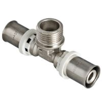 Valtec VTm.233 Тройник пресс с нар.р. 16x1/2"x16