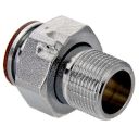 VTr.611.N.0004 Штуцер з накидною гайкою, для лічильника 1/2` НІКЕЛЬ Valtec