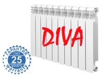 Радиатор биметаллический Diva 300/ 85мм