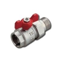 Кульовий кран (американка) Tiemme ВН прямий 1 1/2` (метелик) 2120122