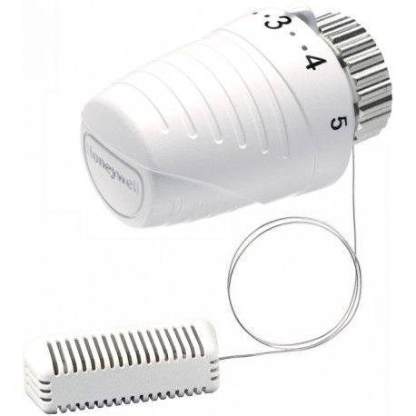 Термостатична головка Honeywell T300120 `Тера 4` виносний сенсор 2.0 м (налаштування 6 ... 28 C) для всіх радіаторних клапанів Honeywell