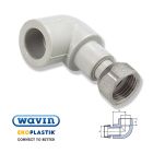 Wavin Ekoplastik Полипропиленовый угол 90*с НГ20x1/2 R