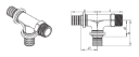 REHAU Трійник RAUTITAN RX із зовнішнім різьбленням 16-16-R 1/2 ( 366279001 )