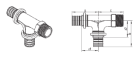 REHAU Трійник RAUTITAN RX із зовнішнім різьбленням 16-16-R 1/2 ( 366279001 )