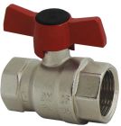 Кульовий кран Herz 3/4` ВР-ВР метелик PN 25 DN 20 (1220112)