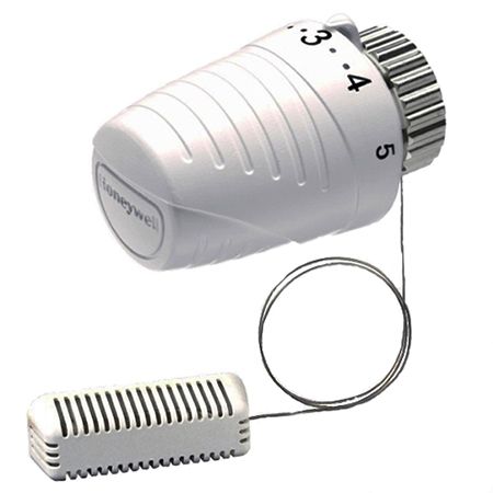 Термостатична головка Honeywell T300150W0 `Тера 4` виносний сенсор 5.0 м (налаштування 0...28 C) для всіх радіаторних клапанів Honeywell