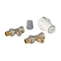 013G2229 Danfoss Комплект термостатичний прямий 1/2, 3 ел., клапан RA-FN + термостатичний елемент RAS-C + клапан запірний RLV-S