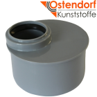Ostendorf HT SAFE редукція 75/50 коротка для внутрішньої каналізації