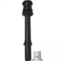 Bosch AZ 404. Вертикальный коаксиальный комплект Ф80/125 с ветрозащитой; L=1350 мм (7716050080)
