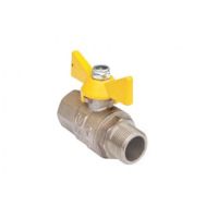 Газовий кульовий кран GROSS 3/4` НВ метелик (7-витковий)