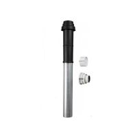 Bosch AZB 919. Вертикальный коаксиальный комплект с ветрозащитой Ф80/125; чёрный, L=1277 мм (7719003672)