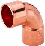 Sanha (мідь) Коліно 90/2м корот.5090 76мм