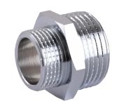 Ніпель редукційний SOLOMON 1 1/4"х3/4" ЗЗ хром 8208