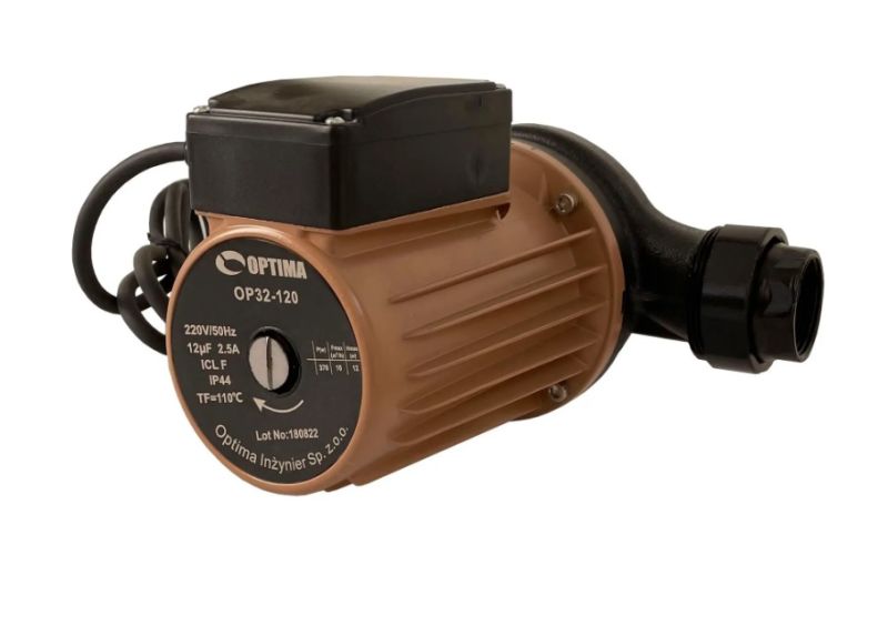 Насос циркуляційний Optima OP32-120 220мм + гайки + кабель з вилкою