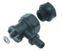 KAN-therm Відвід фіксований з PPSU Push (гніздо для крана), з короткою полімерною заглушкою 14x2/G1/2` (9017.000)