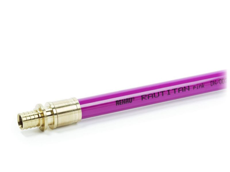 Труба Rehau Rautitan pink (PE-Xa) 16х2,2 мм, бухта 120 м ( 136042120 )