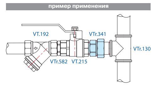 VTr.341.N.0006 Сгон НИКЕЛЬ 1 R Valtec
