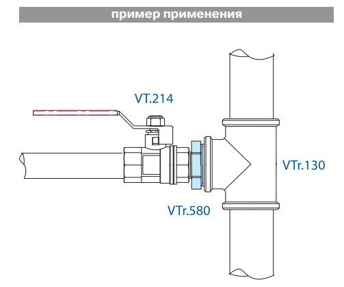 VTr.580.N.0806 Ніпель-перехідник 1 1/2 Rх1 R НІКЕЛЬ Valtec