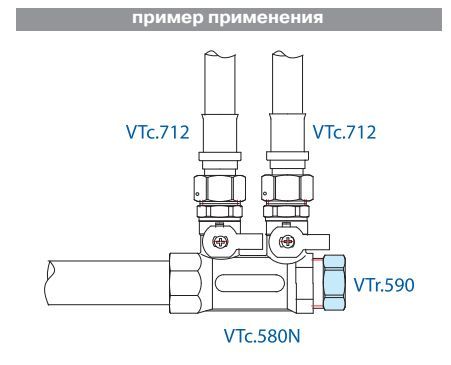 VTr.590.N.0009 Заглушка 2` НИКЕЛЬ Valtec