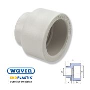 Wavin Ekoplastik Поліпропіленова редукційна муфта (внутр/внутр) 32x20