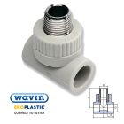 Wavin Ekoplastik Поліпропіленовий трійник з МРН 20x1/2 Rx20