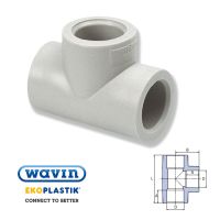 Wavin Ekoplastik Полипропиленовый тройник 75