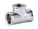 Трійник редукційний SOLOMON 1"х1/2"х1" ВВВ хром 8202