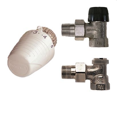Термостатический комплект Honeywell VTL320EA15 угловой 1/2`