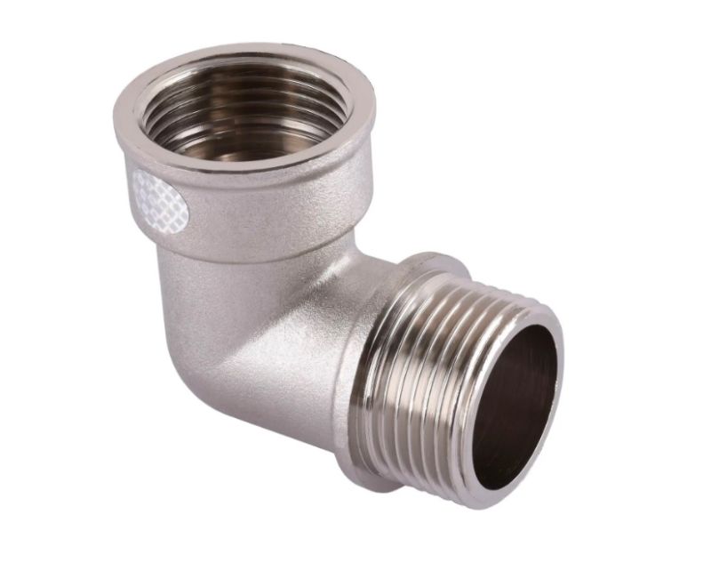 Кутник SOLOMON 1/2" нікель ЗВ 8200L Solomon N
