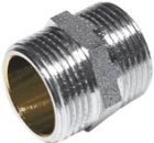 Двойной ниппель 522 НР 1/8 R(хром) Sanha