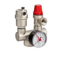 Valtec (VT.460.0) Група безпеки котла потужністю 44 кВт. Різьблення внутрішнє, 1”.