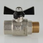 Valtec VT.318.N.04 Кран шар. усиленный PERFECT, рукоятка бабочка 1/2` вн.-нар.