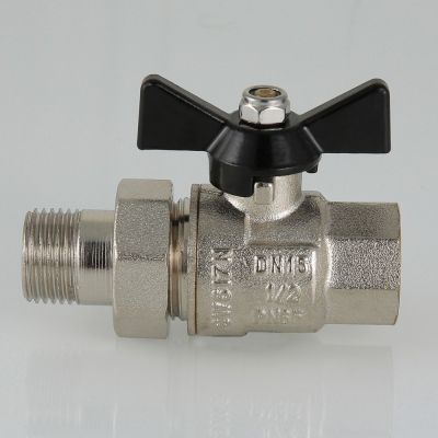 Valtec VT.327.N.06 Кран шар. посилений PERFECT з напівзгоном 1 `вн.-нар.