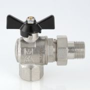Valtec VT.328.N.04 Кран шар. усиленный PERFECT угловой с полусгоном 1/2` вн.-нар.