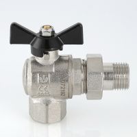 Valtec VT.328.N.04 Кран шар. усиленный PERFECT угловой с полусгоном 1/2` вн.-нар.