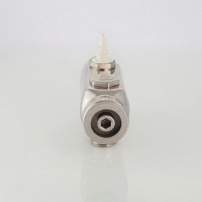 VTc.505.SS.060502 Valtec Колектор з нерж. сталі, з м-о розчинних. 50мм, 1`х 2 вих. 3/4` Євроконус