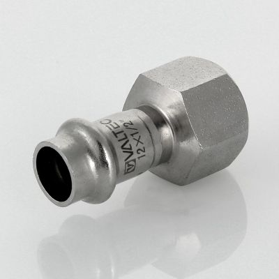 VTi.902.I.002204 Valtec З'єднувач нерж. сталь з вн.р. 22х1/2`