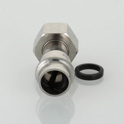 VTi.908.I.002205 Valtec З'єднувач з накидною гайкою нерж. сталь 22х3/4`