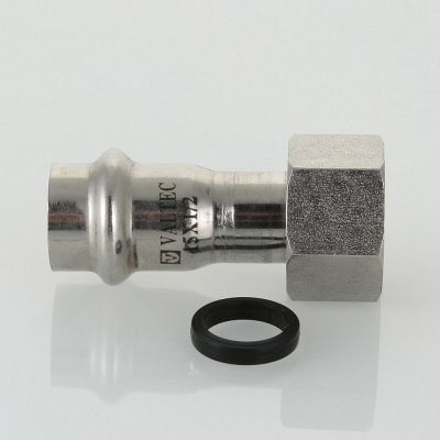 VTi.908.I.002205 Valtec З'єднувач з накидною гайкою нерж. сталь 22х3/4`