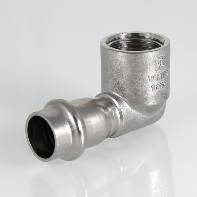 VTi.952.I.002805 Valtec Кутник 90 ° з вн.р. нерж. сталь 28х3/4`